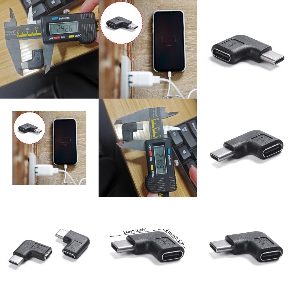 Electronics And Gadgets With C - Accoppiatore USB C da 90 gradi