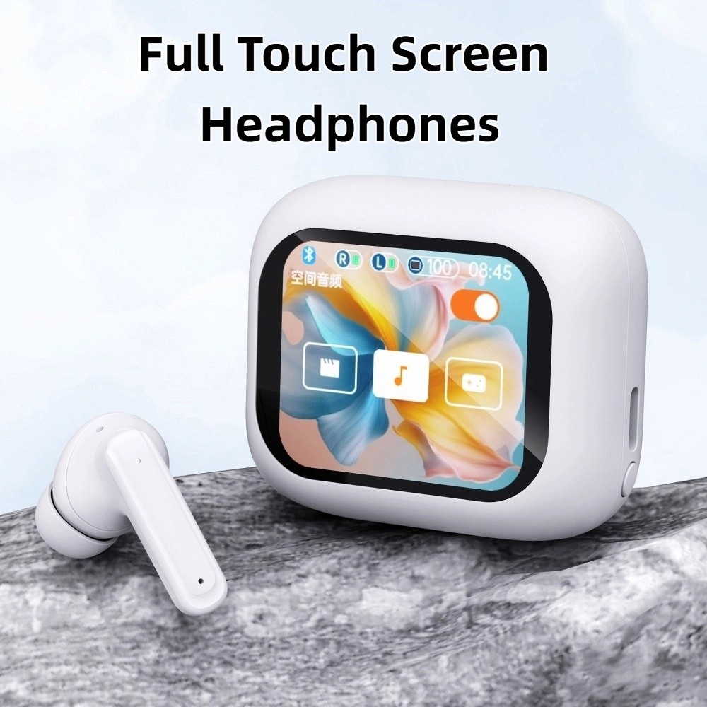 Earbuds Anc Wireless - Cuffie Bluetooth 5.4 Full Touch Screen