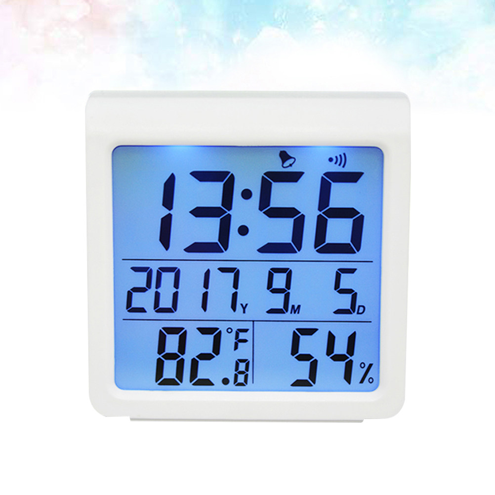 Digital Alarm Clock - Igrometro Digitale da Casa con Retroilluminazione,