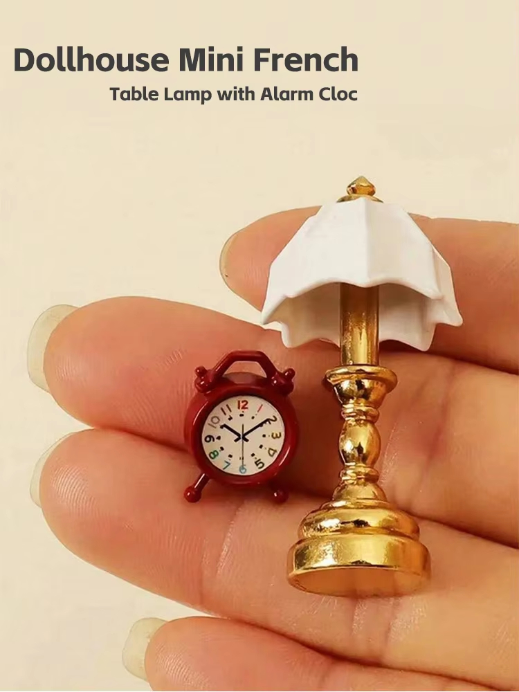 Digital Alarm Clock - Mini Lampada da Tavolo Francese per