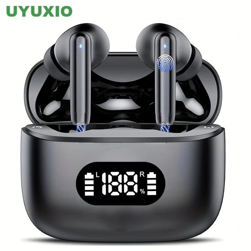 Earbuds Anc Wireless - UYUXIO Auricolare wireless 40dB con cancellazione