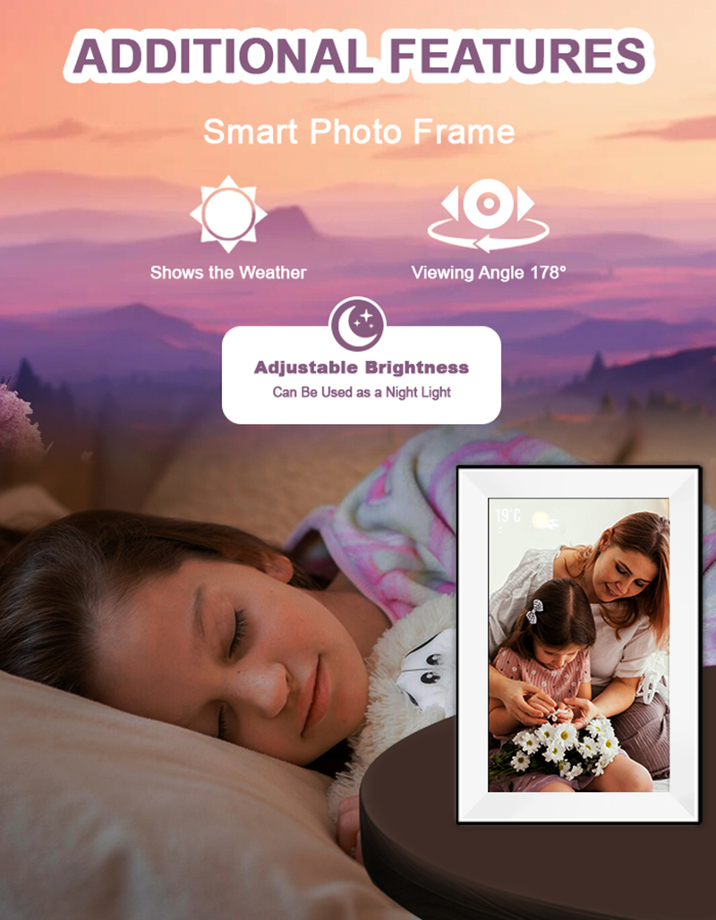 Cornice digitale Uhale da 10,1 - Digital Photo Frame Wifi recensione e prezzo
