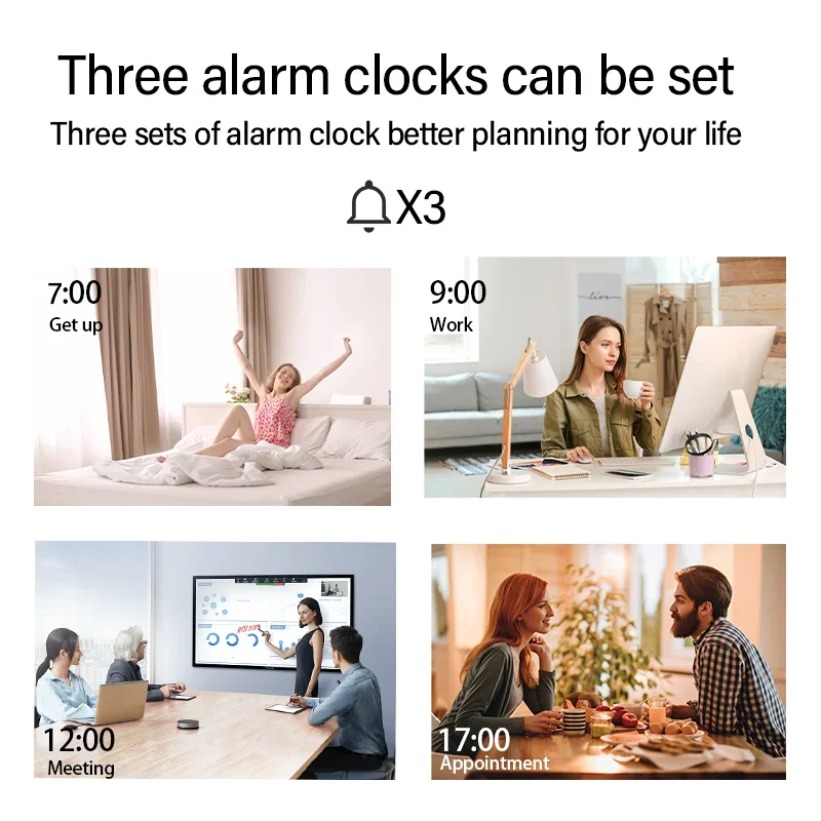 Caricabatterie wireless da 15  - Digital Alarm Clock recensione e prezzo