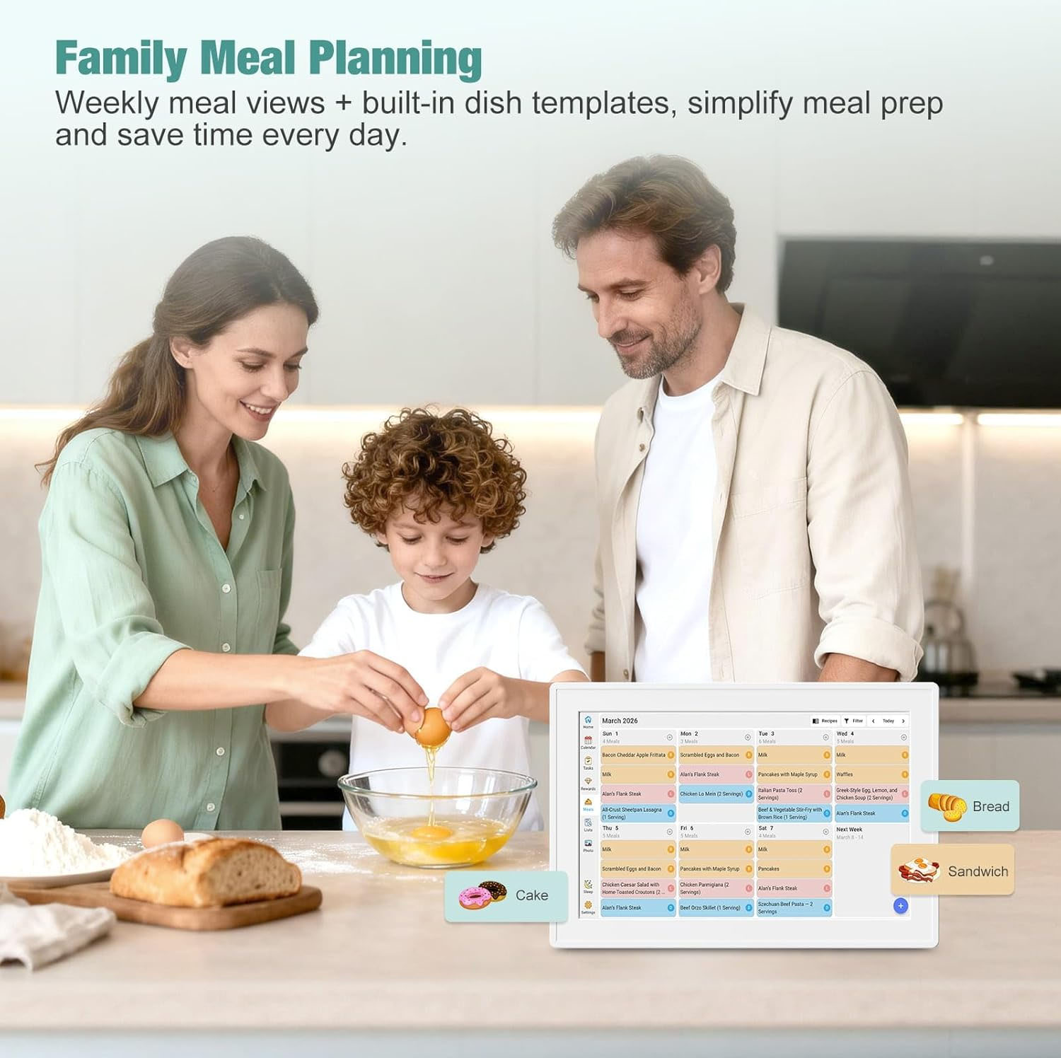 Calendario Digitale Familiare  - Digital Photo Frame Wifi recensione e prezzo