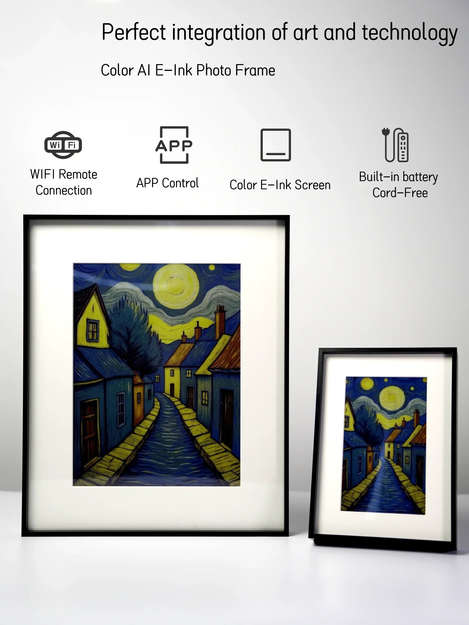 Cornice digitale da parete Hin - Digital Photo Frame Wifi recensione e prezzo