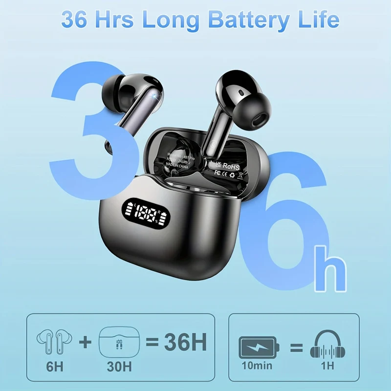 UYUXIO Auricolare wireless 40d - Earbuds Anc Wireless recensione e prezzo