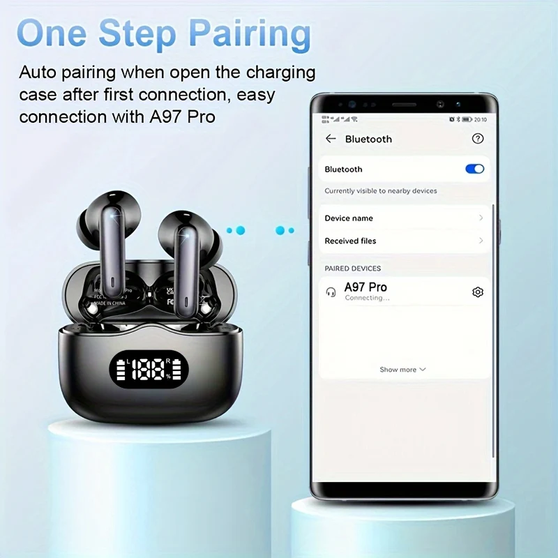 UYUXIO Auricolare wireless 40d - Earbuds Anc Wireless recensione e prezzo